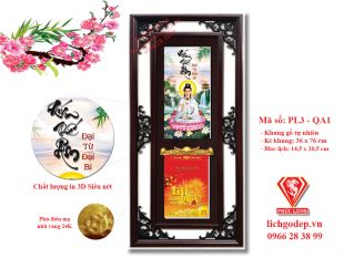 Lịch Gỗ Phật Quan Âm